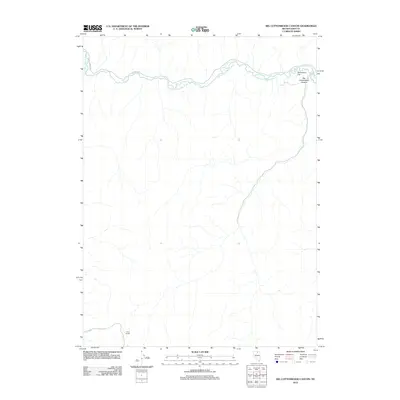 2012 Map of Big Cottonwood Canyon, 2012 Print