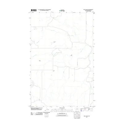 2011 Map of Big Coulee, 2011 Print
