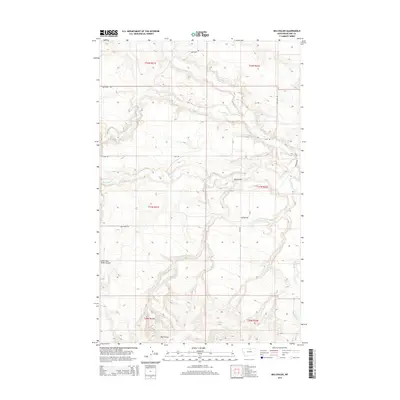 2014 Map of Big Coulee, 2014 Print