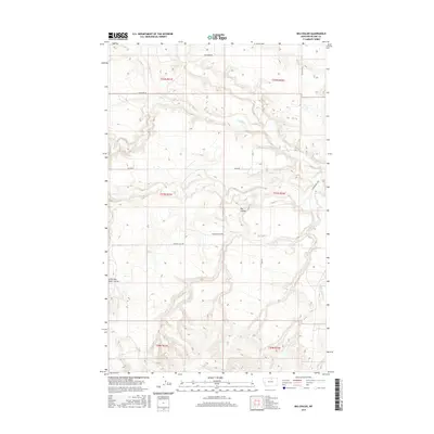 2017 Map of Big Coulee, 2017 Print