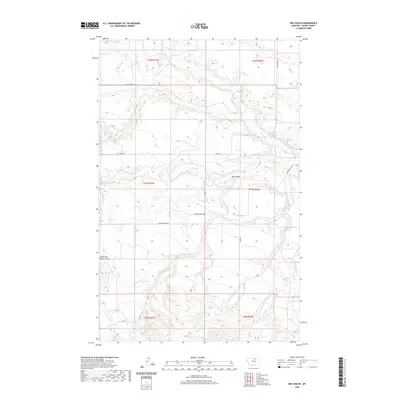 2020 Map of Big Coulee, 2020 Print