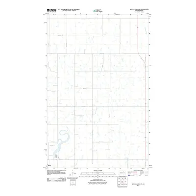 2011 Map of Big Coulee Dam, 2011 Print