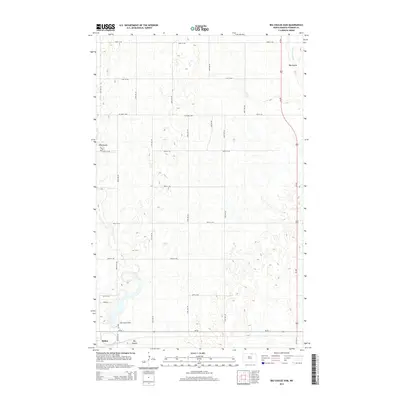 2014 Map of Big Coulee Dam, 2014 Print