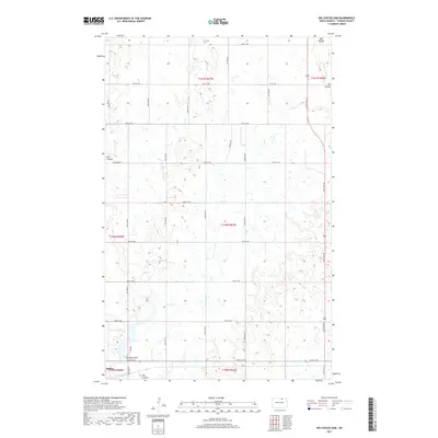 2017 Map of Big Coulee Dam, 2017 Print
