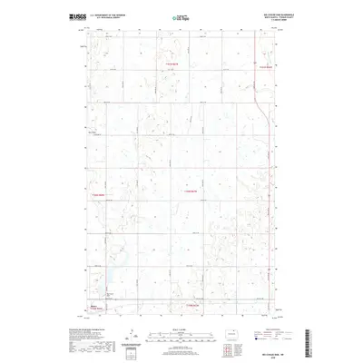 2020 Map of Big Coulee Dam, 2020 Print