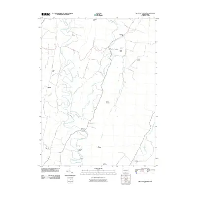 2010 Map of Big Cove Tannery, 2010 Print