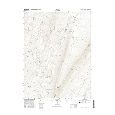 2016 Map of Big Cove Tannery, 2016 Print