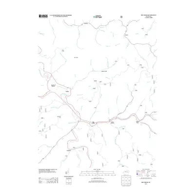 2013 Map of Big Creek, 2013 Print
