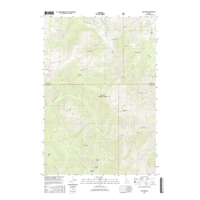 2017 Map of Big Creek, 2017 Print