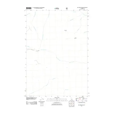 2011 Map of Big Creek Peak, 2011 Print