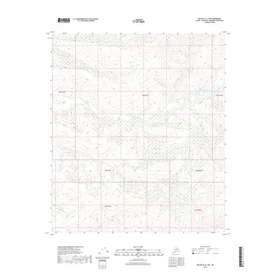 2018 Map of Big Delta A-1 NW, 2018 Print