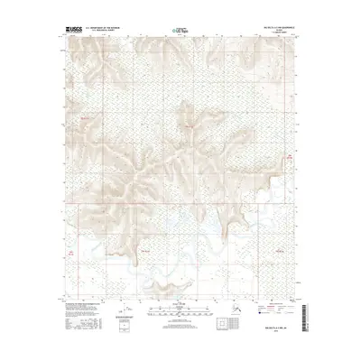 2016 Map of Big Delta A-3 NW, 2016 Print