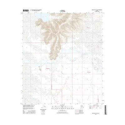 2016 Map of Big Delta A-3 SE, 2016 Print
