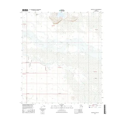 2016 Map of Big Delta A-3 SW, 2016 Print