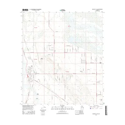 2016 Map of Big Delta A-4 SE, 2016 Print