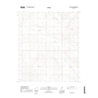2018 Map of Big Delta B-1 NE, 2018 Print