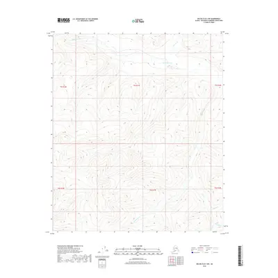 2018 Map of Big Delta B-1 NW, 2018 Print