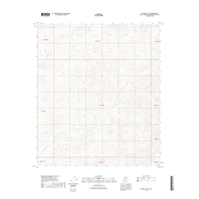 2018 Map of Big Delta B-1 SW, 2018 Print