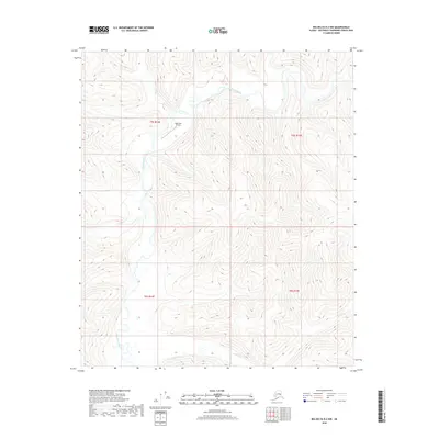 2018 Map of Big Delta B-2 NW, 2018 Print