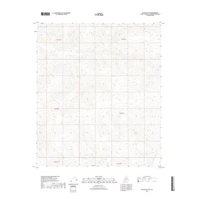 2018 Map of Big Delta B-2 SE, 2018 Print