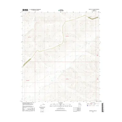 2016 Map of Big Delta B-3 NW, 2016 Print