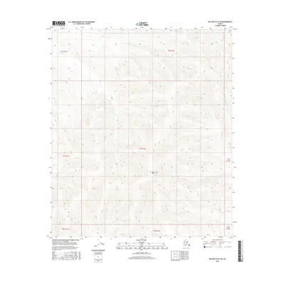2016 Map of Big Delta B-3 SW, 2016 Print