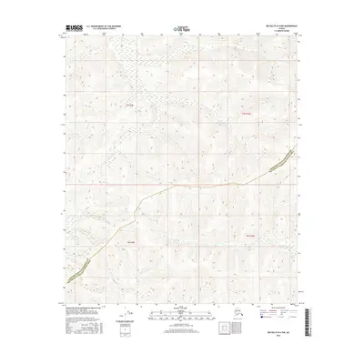 2016 Map of Big Delta B-4 NW, 2016 Print