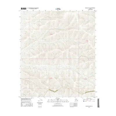 2016 Map of Big Delta B-5 NE, 2016 Print