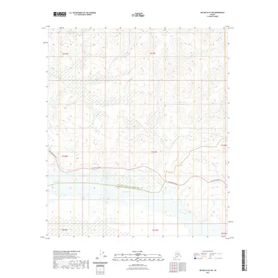2021 Map of Big Delta B-5 SW, 2021 Print