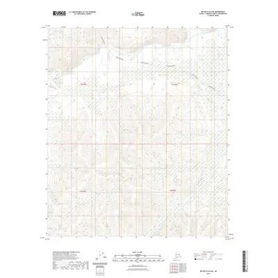 2021 Map of Big Delta B-6 NE, 2021 Print