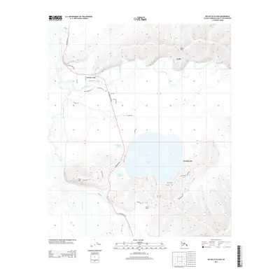 2013 Map of Big Delta B-6 NW, 2013 Print