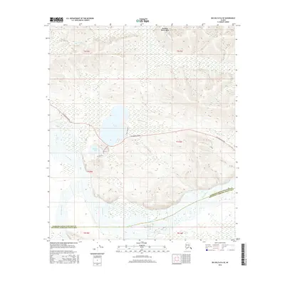 2016 Map of Big Delta B-6 SE, 2016 Print
