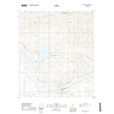 2021 Map of Big Delta B-6 SE, 2021 Print