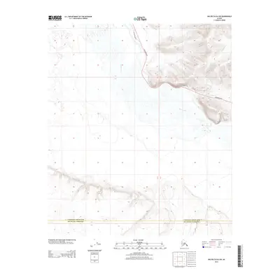 2013 Map of Big Delta B-6 SW, 2013 Print