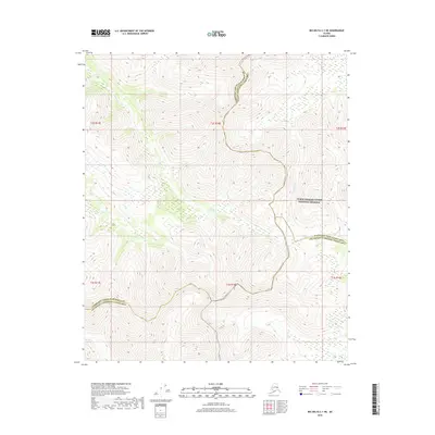 2018 Map of Big Delta C-1 NE, 2018 Print