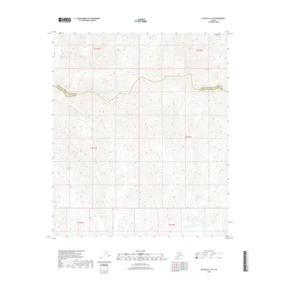 2018 Map of Big Delta C-2 SE, 2018 Print