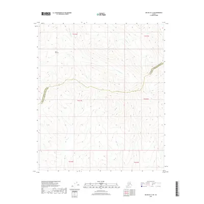 2018 Map of Big Delta C-2 SW, 2018 Print