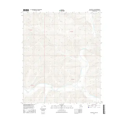 2016 Map of Big Delta C-3 NW, 2016 Print