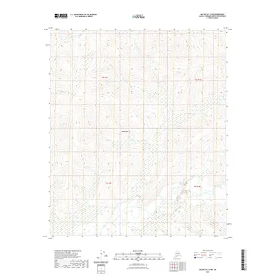 2021 Map of Big Delta C-4 NW, 2021 Print