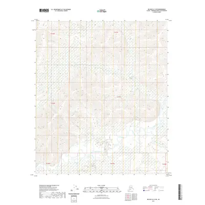 2021 Map of Big Delta C-5 SW, 2021 Print