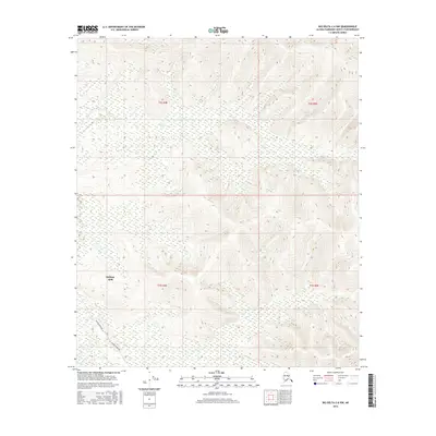 2016 Map of Big Delta C-6 NW, 2016 Print