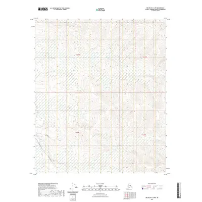 2021 Map of Big Delta C-6 NW, 2021 Print