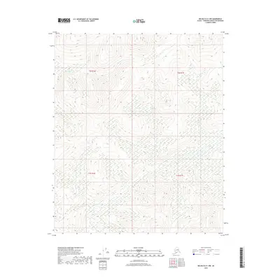 2018 Map of Big Delta D-1 NW, 2018 Print