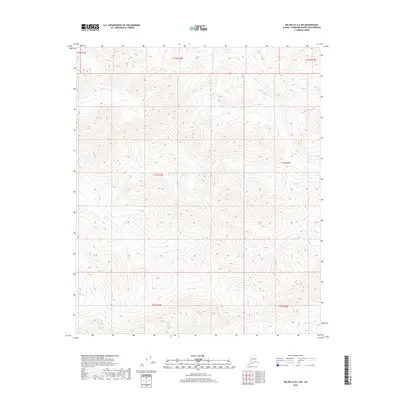 2018 Map of Big Delta D-2 SW, 2018 Print