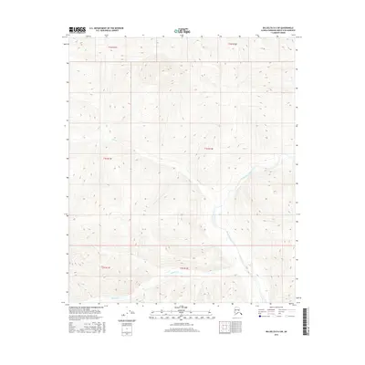 2016 Map of Big Delta D-3 SW, 2016 Print