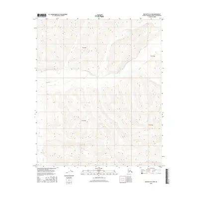 2016 Map of Big Delta D-4 NW, 2016 Print