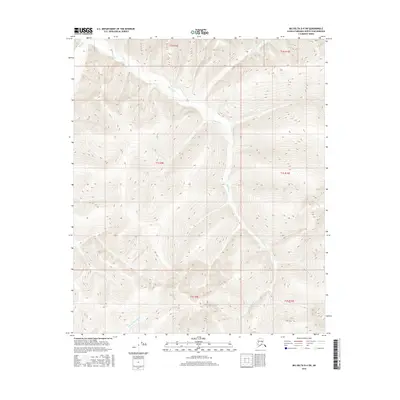 2016 Map of Big Delta D-4 SW, 2016 Print