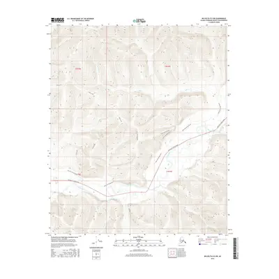 2016 Map of Big Delta D-5 NW, 2016 Print