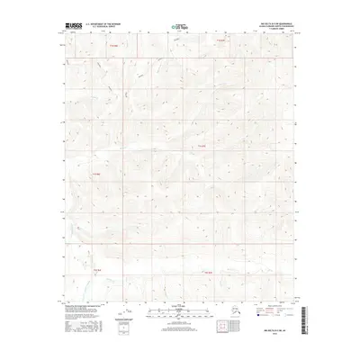 2016 Map of Big Delta D-5 SW, 2016 Print