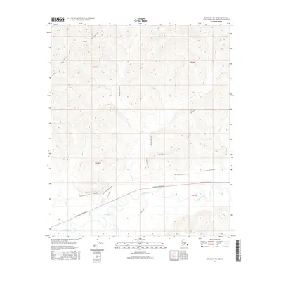 2016 Map of Big Delta D-6 NE, 2016 Print